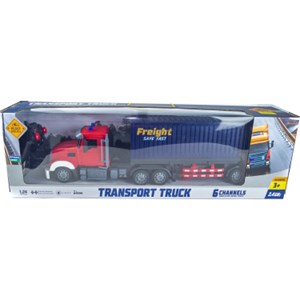 اسباب بازی ماشین کنترلی تریلی کانتینردار بزرگ Remote Control TRANSPORT TRUCK مقیاس 1:24_اسباب بازی ماشین کنترلی